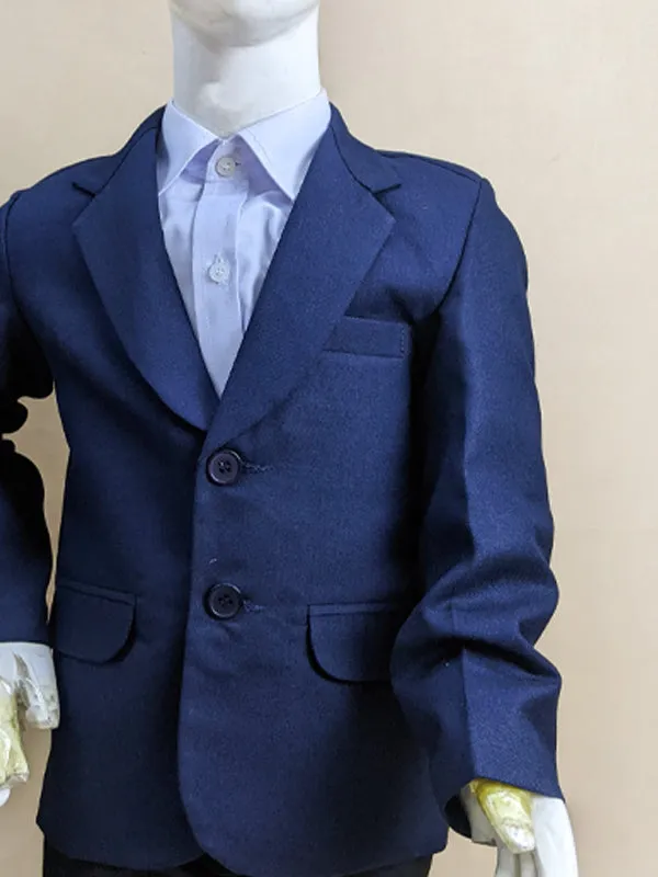 3Yrs - 7Yrs Navy Blue Casual Coat Blazer For Boys / School Uniform Blazer CB01