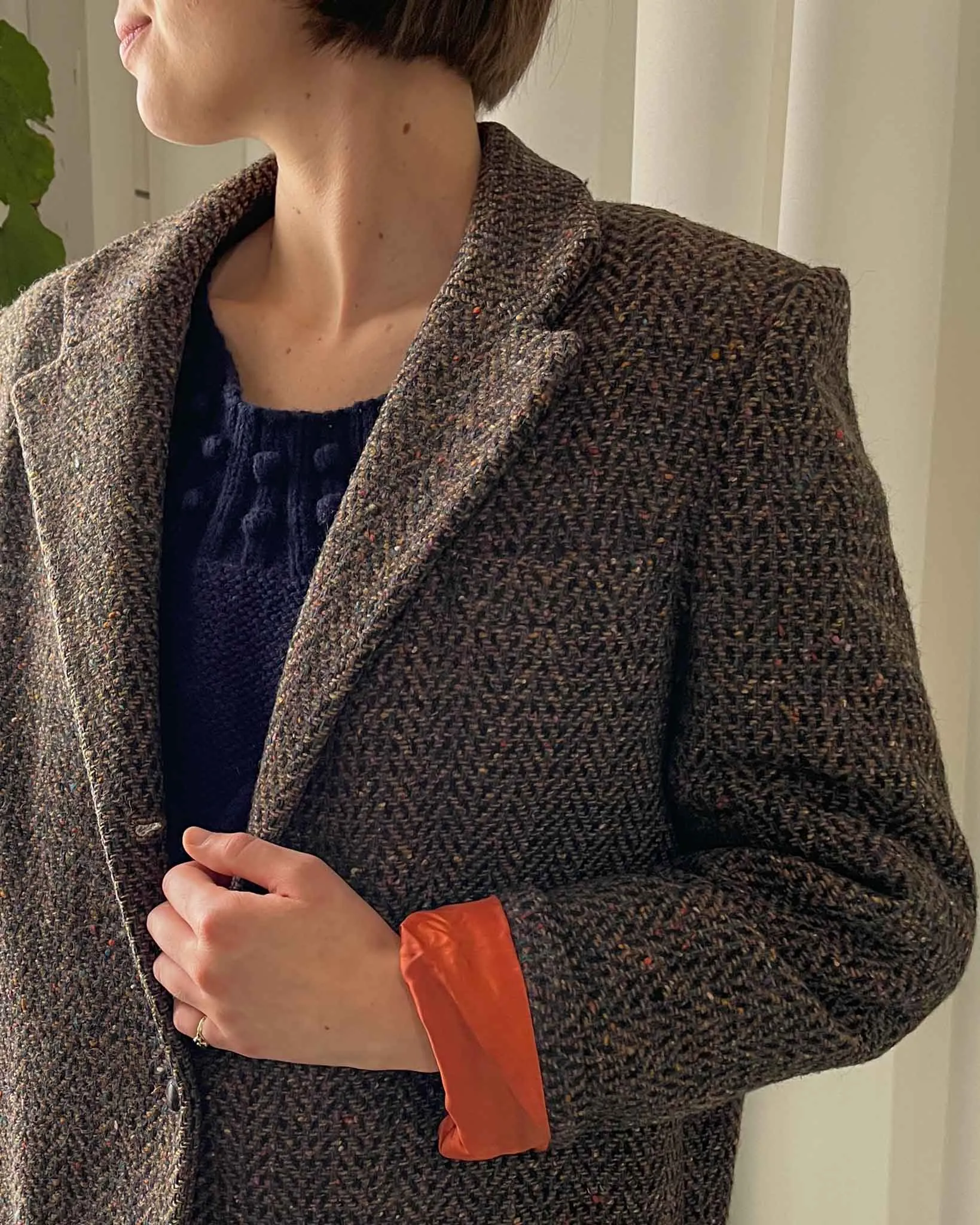 80s Tweed Wool Blazer | S-L