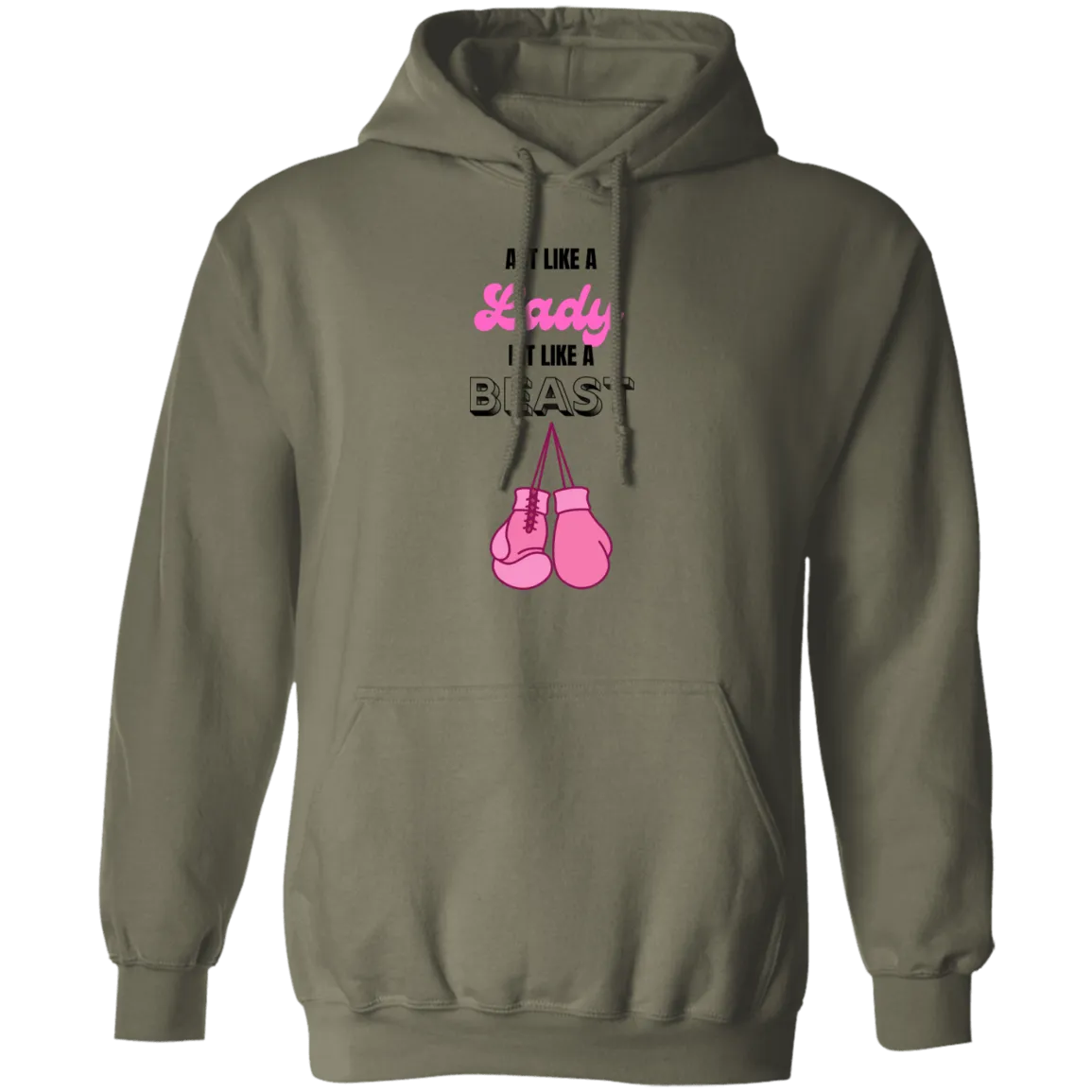 Act Like A Lady ...Pullover Hoodie