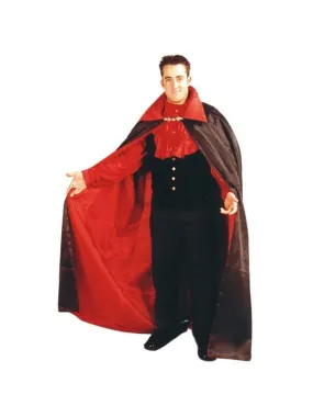 Adult Reversible Satin Vampire Cape