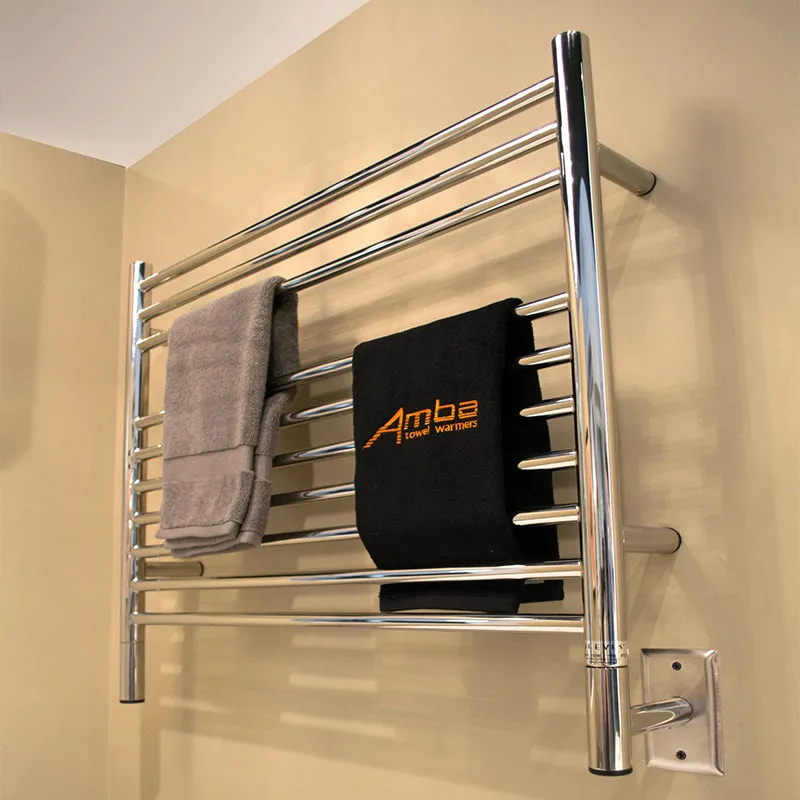 Amba Jeeves Model K Straight 10 Bar Hardwired Towel Warmer