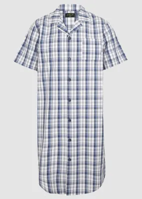 Andrew Cotton VELCRO® Brand Fastening Nightshirt