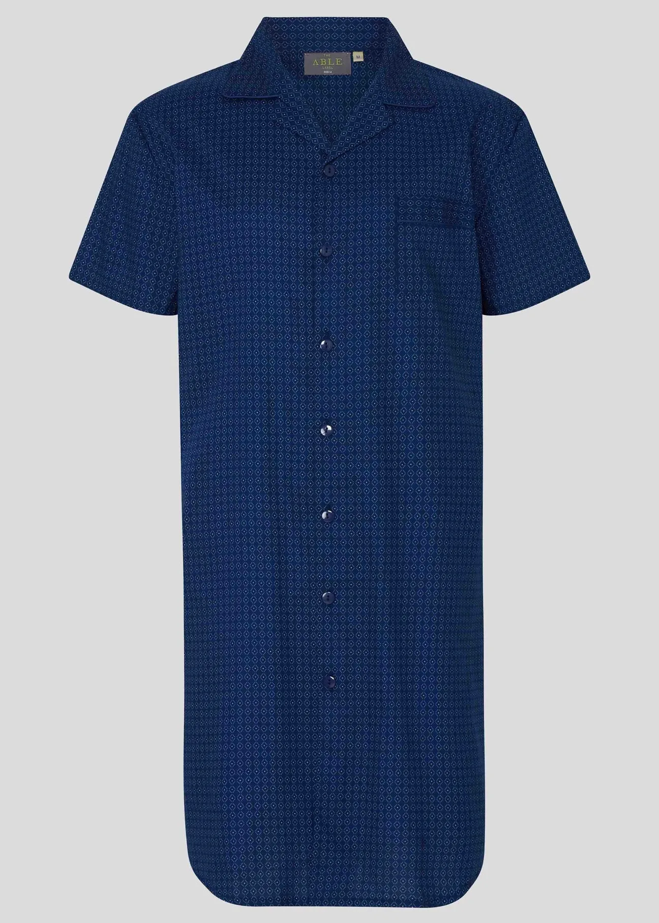 Andrew Cotton VELCRO® Brand Fastening Nightshirt