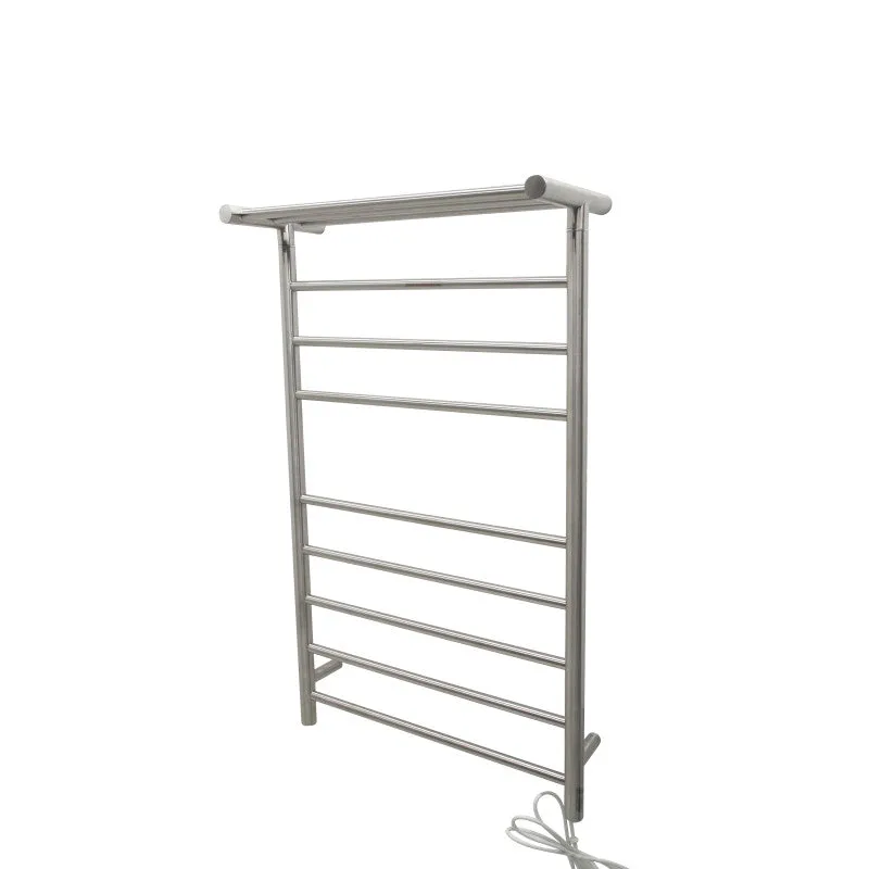 ANZZI Eve 8-Bar Stainless Steel Wall Mounted Electric Towel Warmer Rack