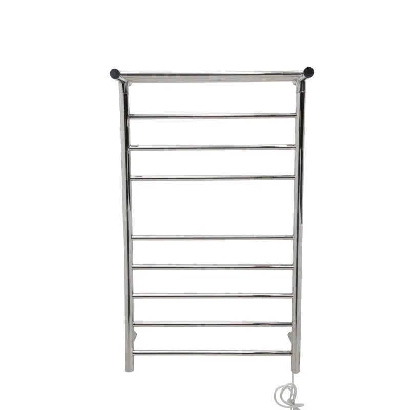 ANZZI Eve 8-Bar Stainless Steel Wall Mounted Electric Towel Warmer Rack