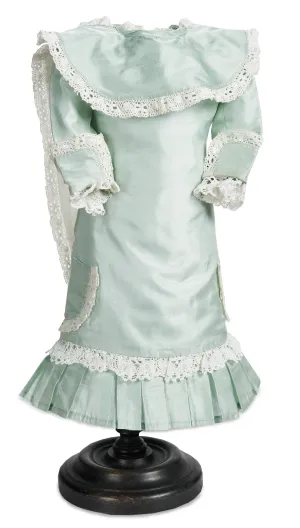 Aqua Bebe Silk Dress With Lace