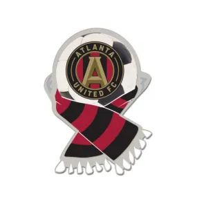 Atlanta United FC MLS WinCraft Red & Black Soccer Scarf Metal Lapel Pin