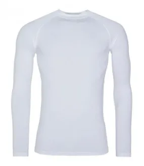 AWDis Cool White Long Sleeve Base Layer