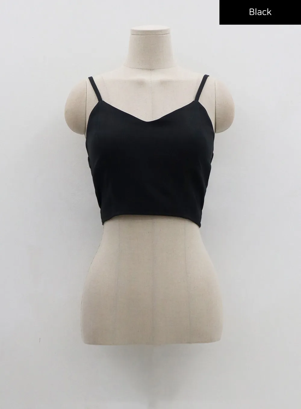 Back Zipper Crop Tank Top CO12