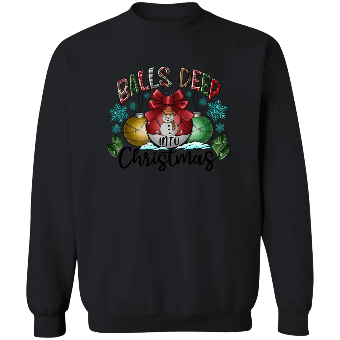 Balls Deep Crewneck Pullover Sweatshirt