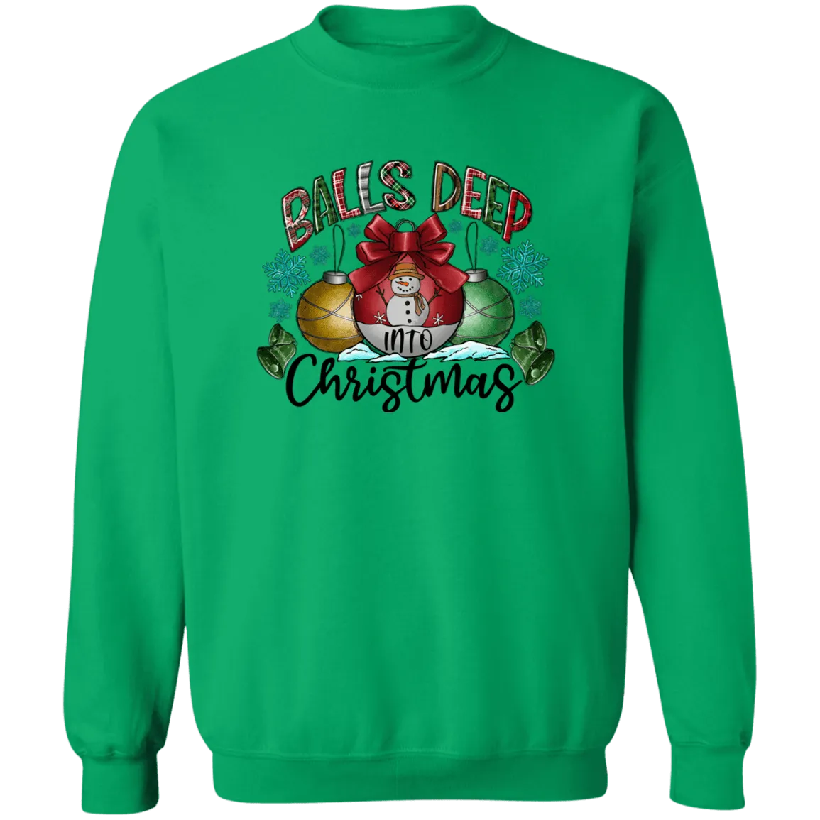 Balls Deep Crewneck Pullover Sweatshirt