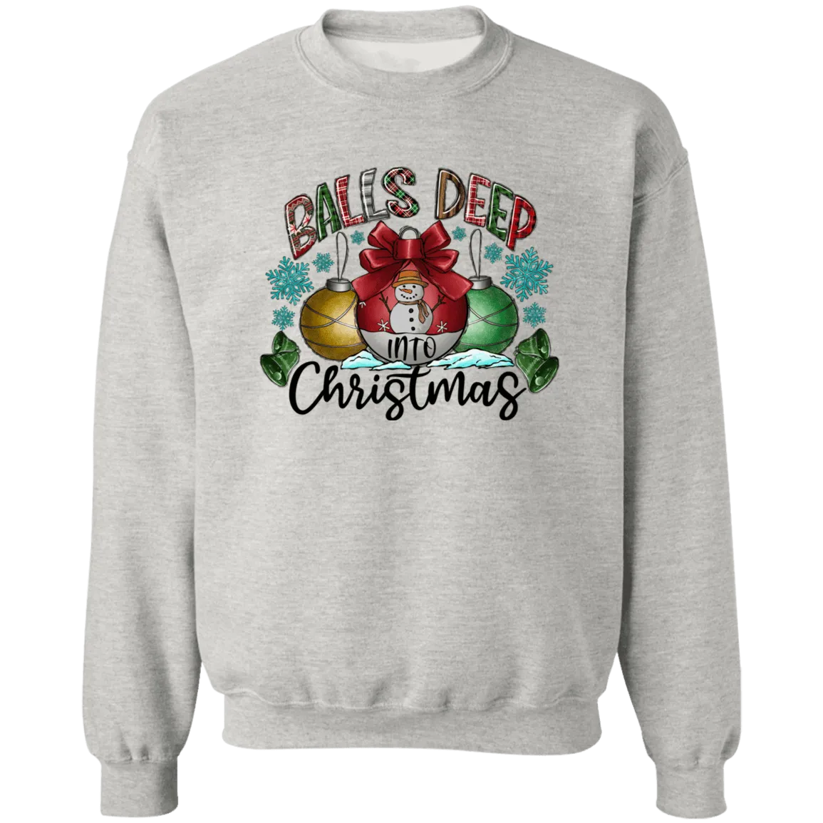 Balls Deep Crewneck Pullover Sweatshirt