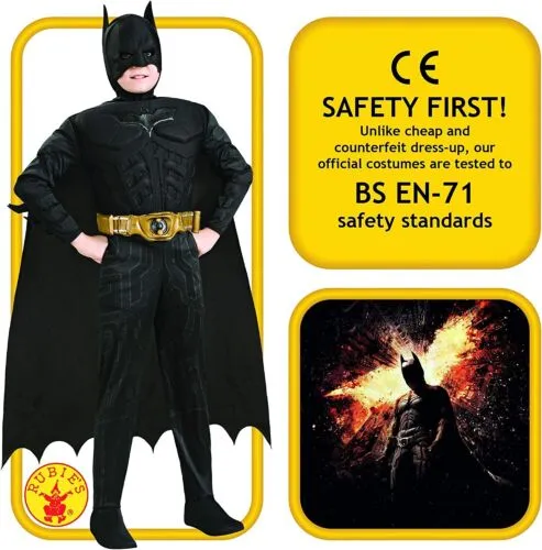 Batman Dark Knight Childs Deluxe Muscle Chest Costume