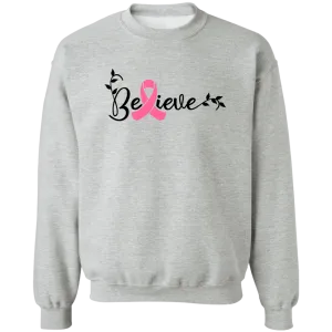 Believe Unisex  Crewneck Pullover Sweatshirt