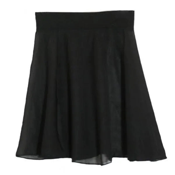 Black Chiffon Ballet Skirt