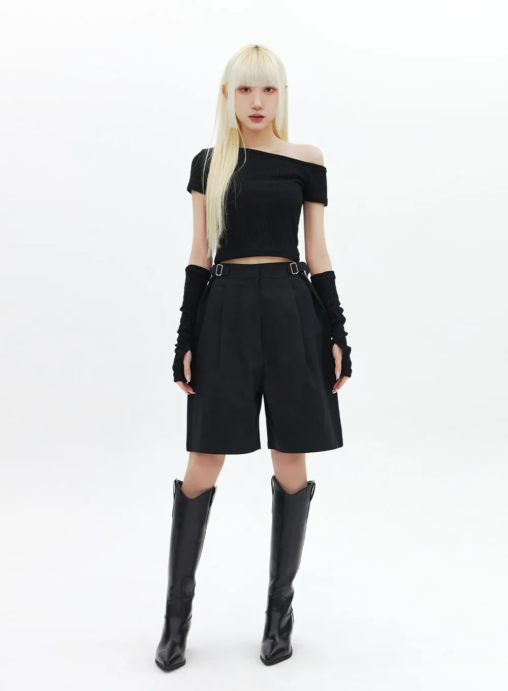 Buckle Bermuda Shorts BA313