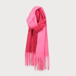 Caracol Woven Winter Scarf 6186-PNK Pink