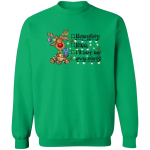 Christmas Animal Crewneck Pullover Sweatshirt