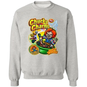 Chucky Charms Ladies Crewneck Pullover Sweatshirt