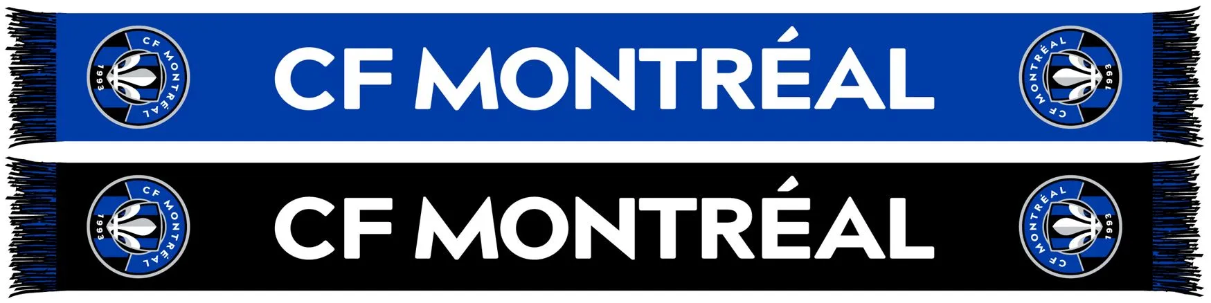 Club De Foot Montreal Two Tone Scarf