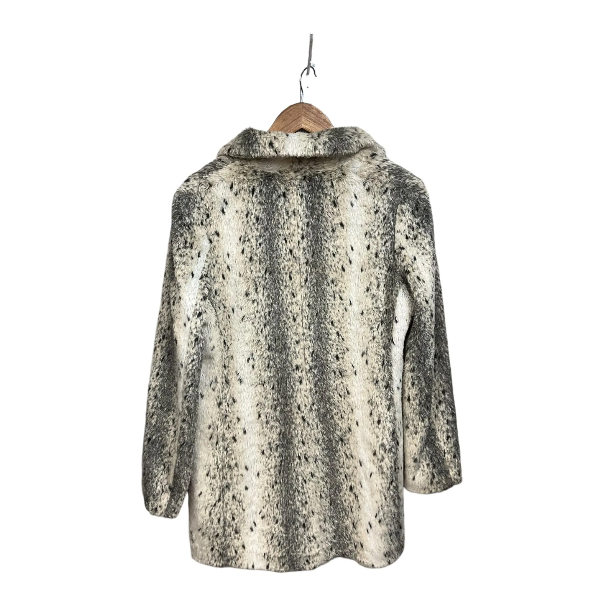 Coat Faux Fur & Sherpa By Karen Kane In Multi-colored, Size: M