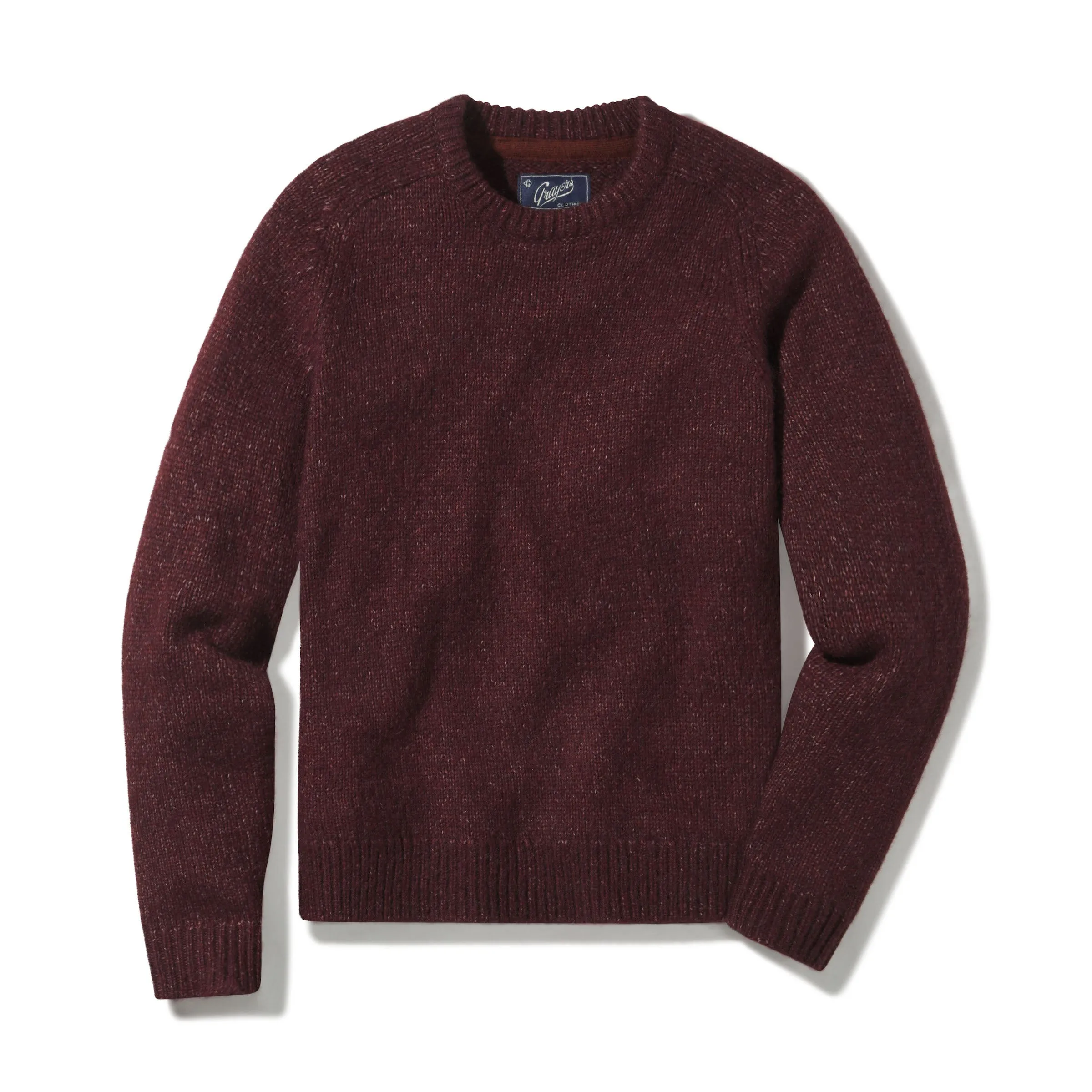 Collegiate Sweater Crew - French Roast