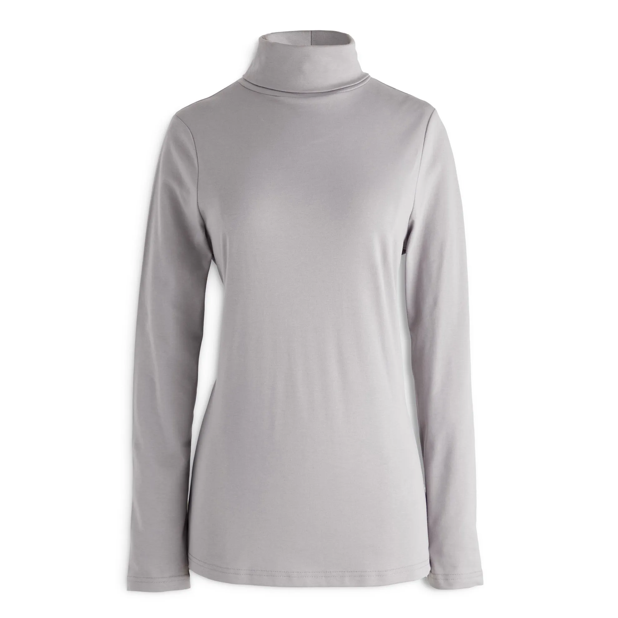 Cotton Jersey Turtleneck