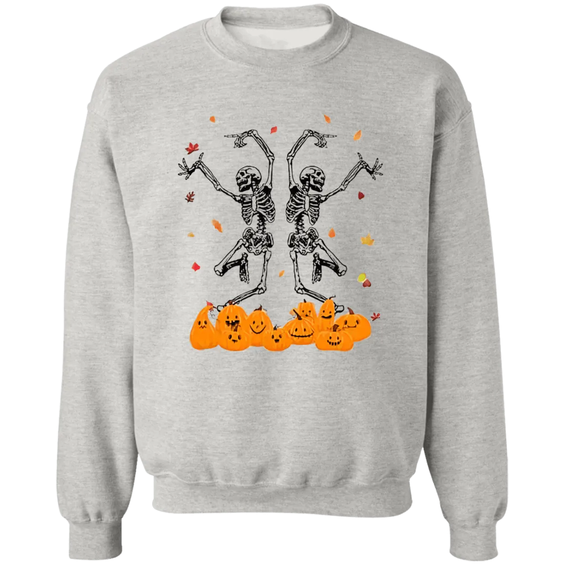 Dancing Skeletons Ladies  Crewneck Pullover Sweatshirt