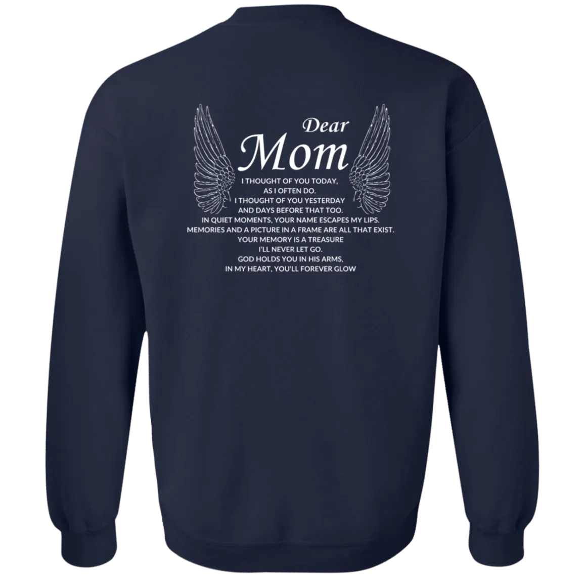 Dear Mom Crewneck Sweatshirt