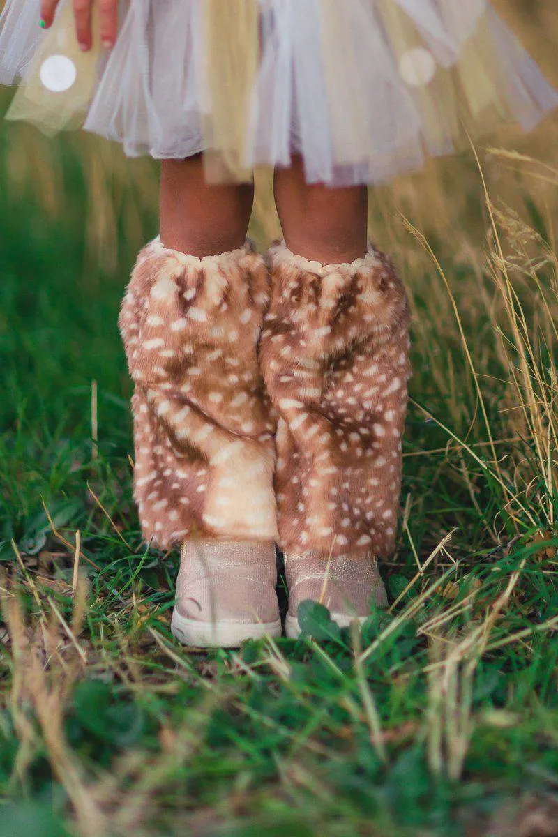 Deer Faux Fur Legwarmers