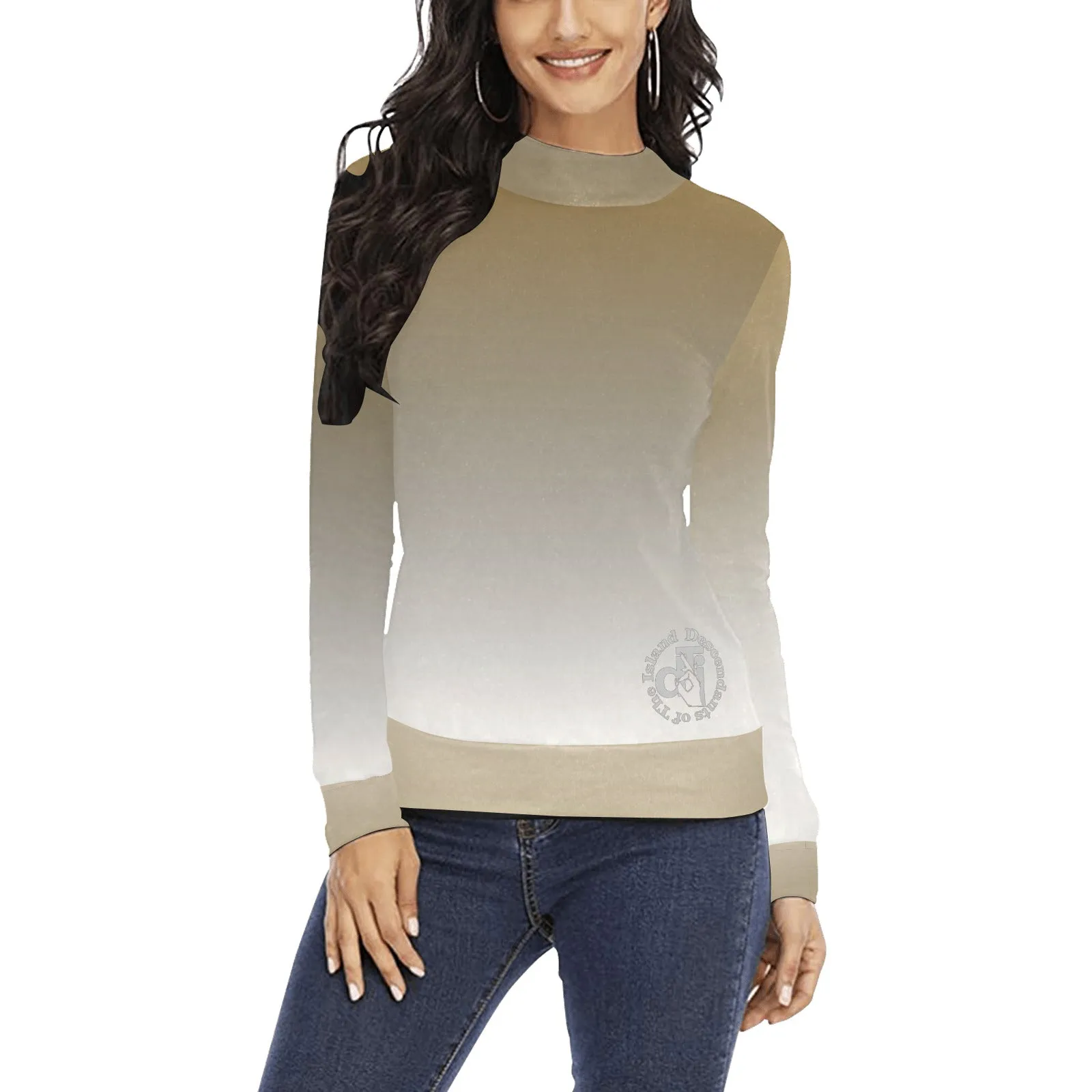 Descendants of The Island Folly Women's Mock Neck Sweater