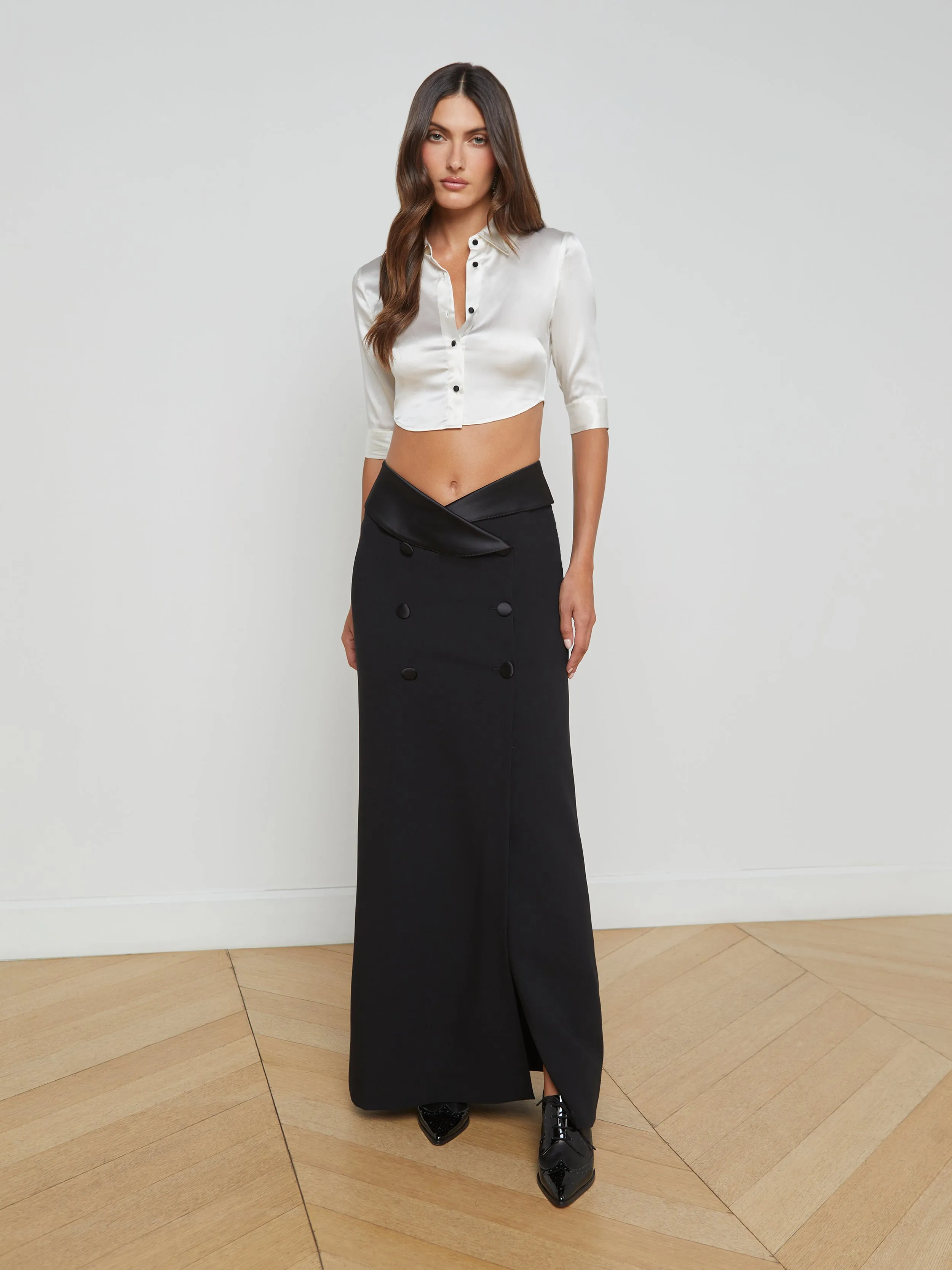 Diara Tuxedo Skirt