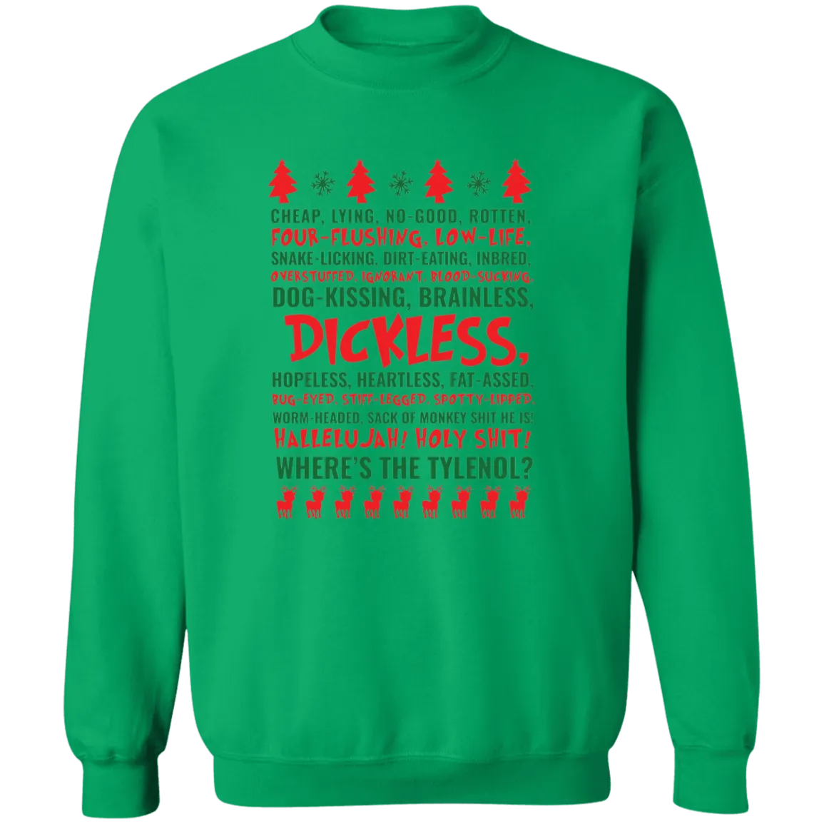 Dickless Crewneck Pullover Sweatshirt