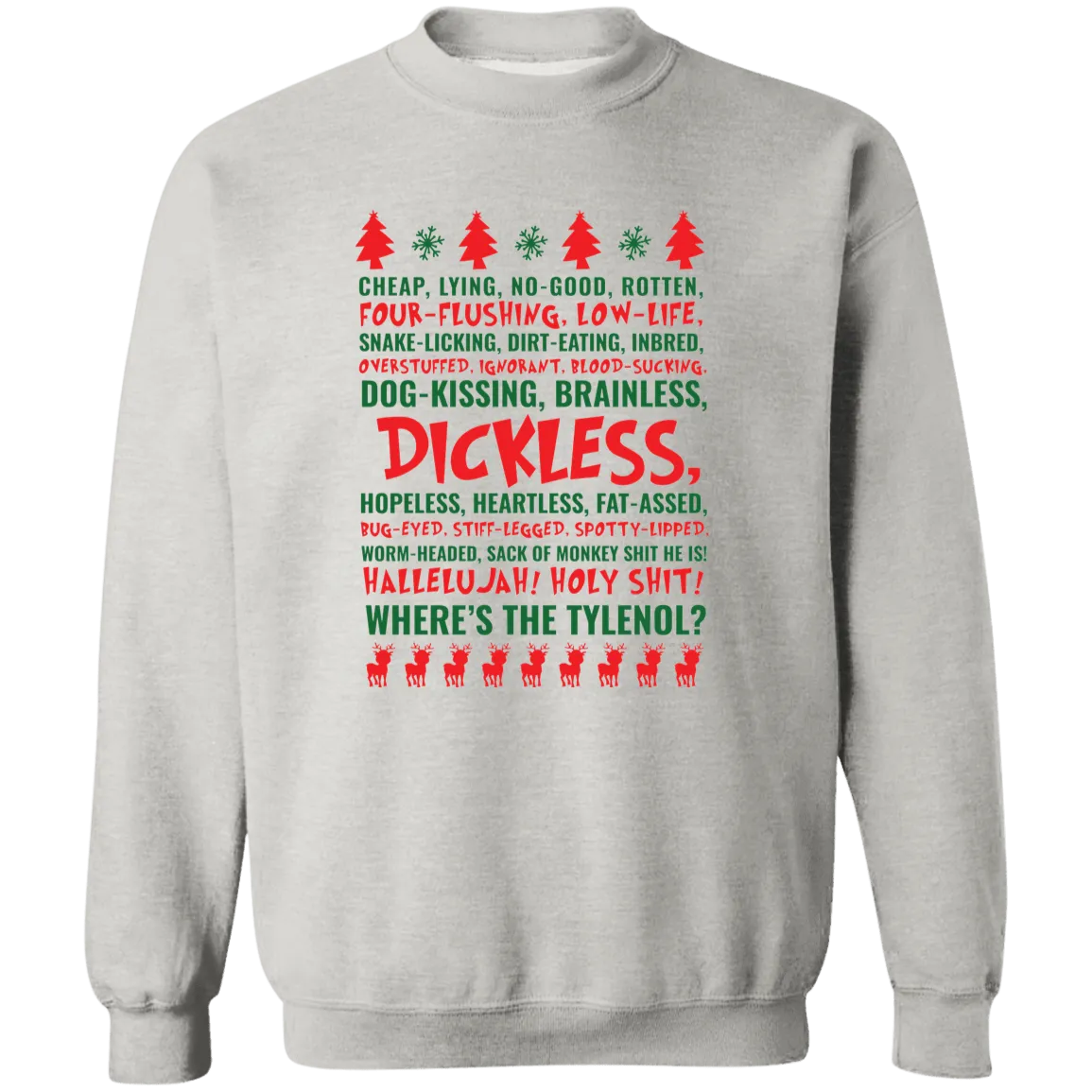 Dickless Crewneck Pullover Sweatshirt