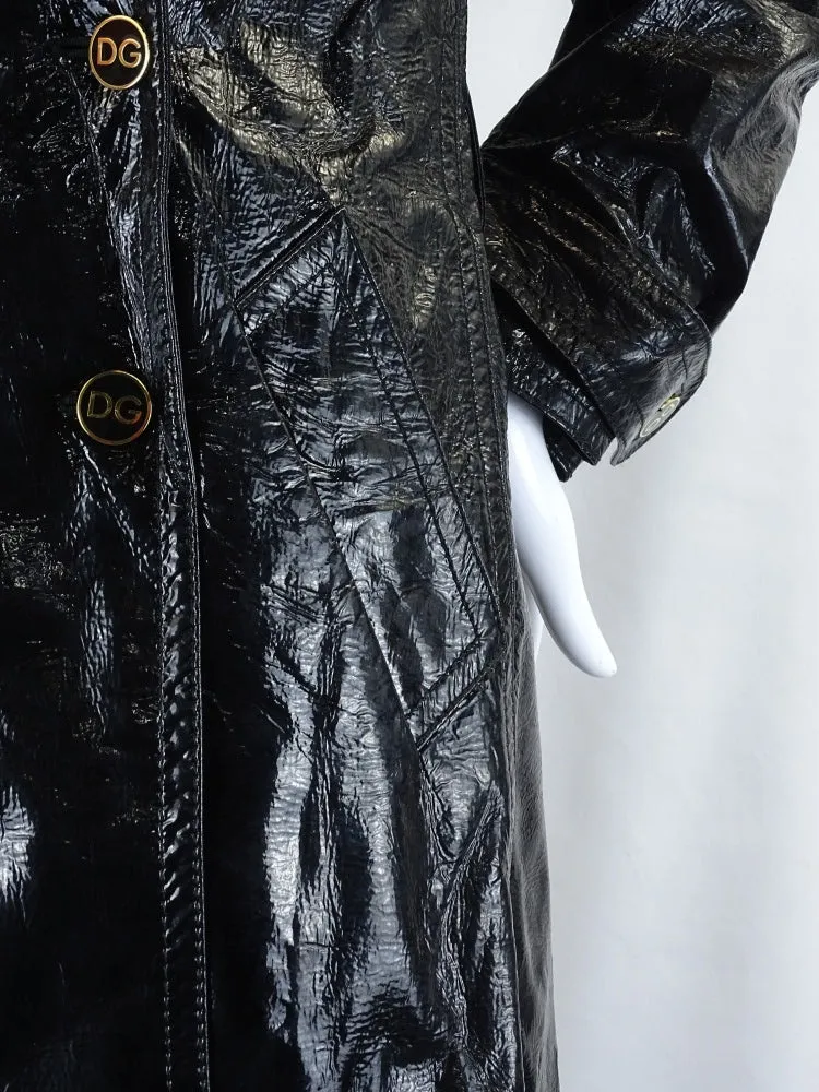 Dolce & Gabbana Faux Leather Coat 14