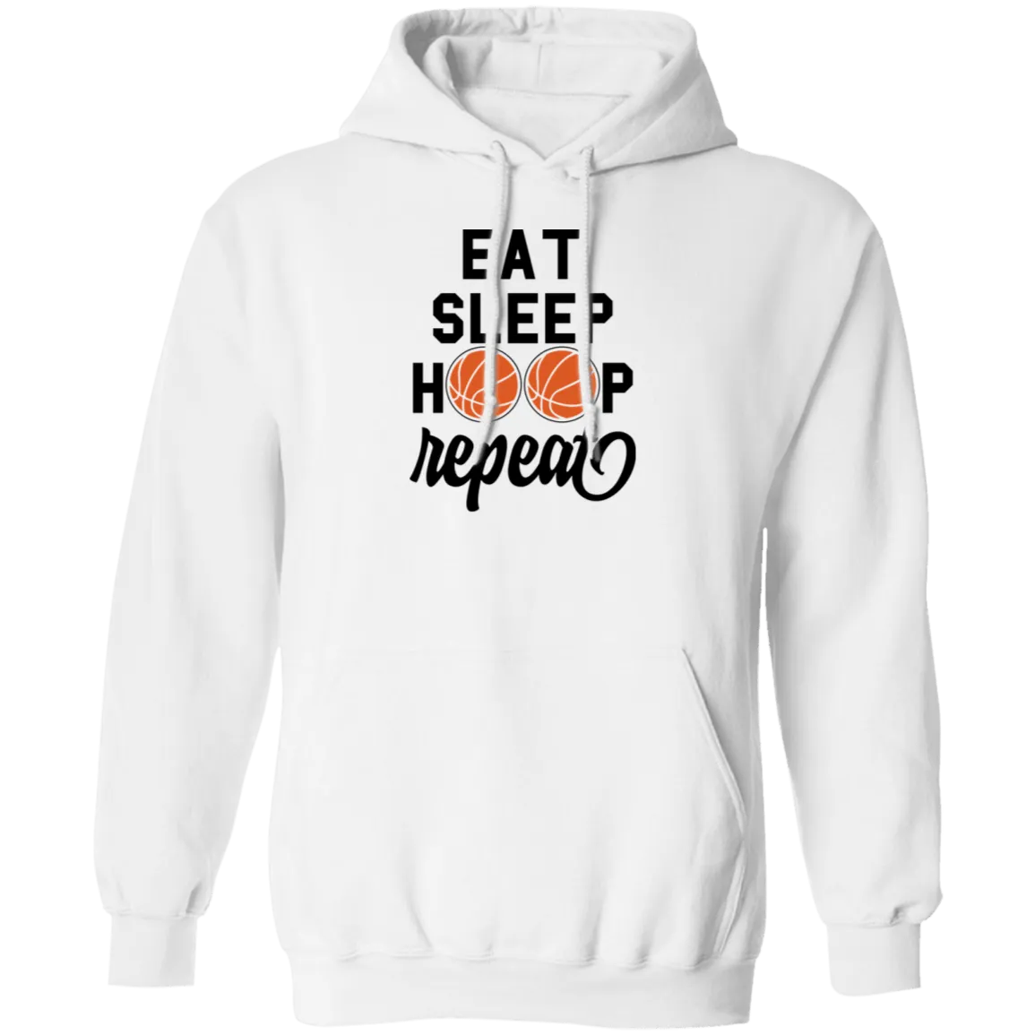 Eat Sleep Hoop...Pullover Hoodie