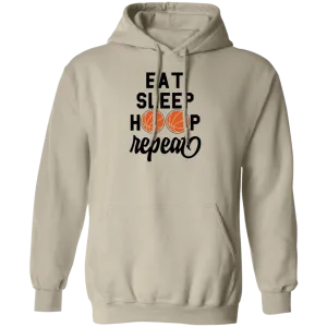 Eat Sleep Hoop...Pullover Hoodie