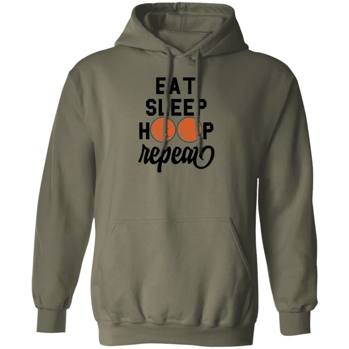 Eat Sleep Hoop...Pullover Hoodie