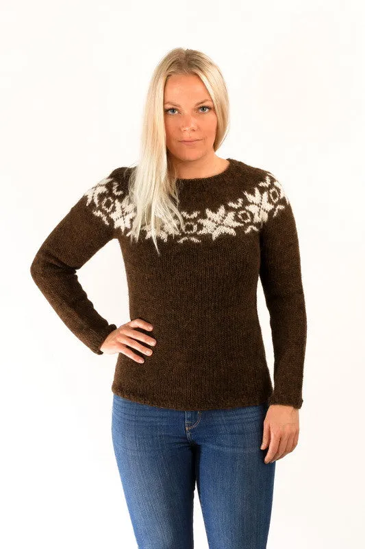 Eykt Wool Pullover Brown