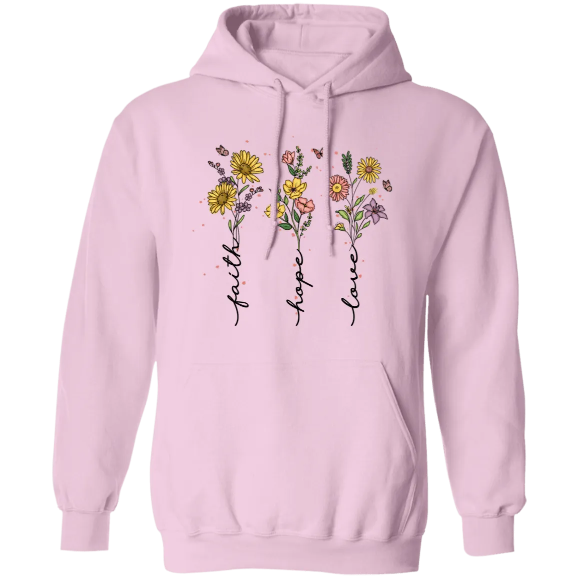 Faith, Hope , Love  Pullover Hoodie