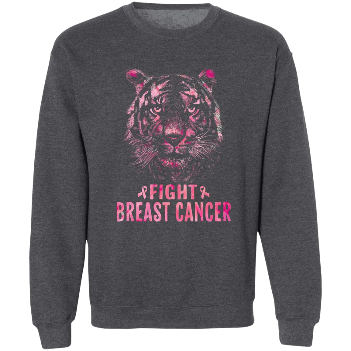 Fight Breast Cancer Unisex  Crewneck Pullover Sweatshirt