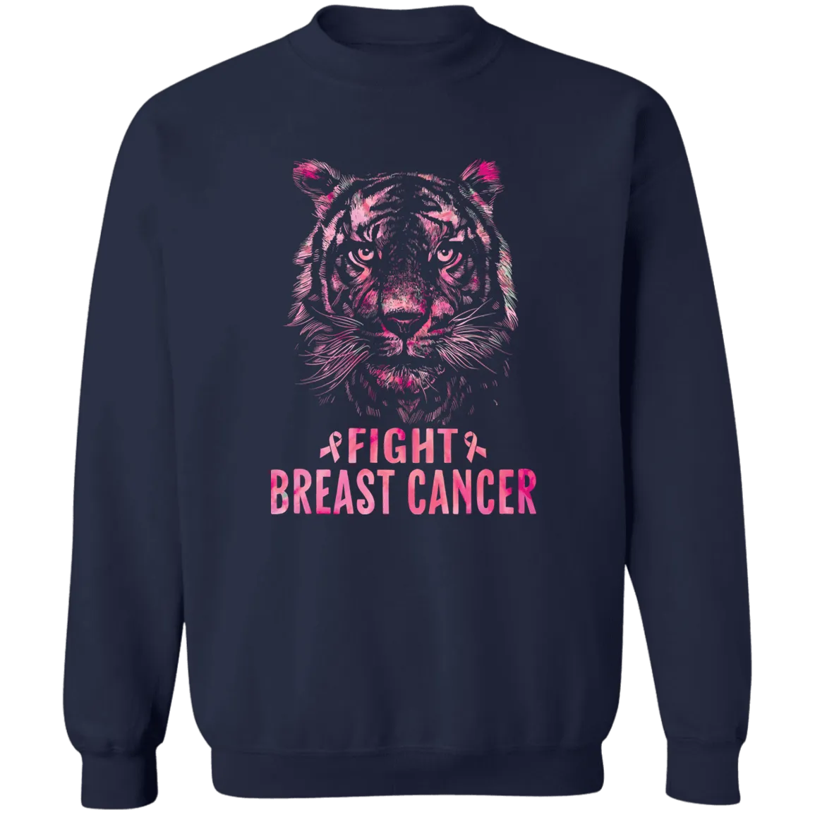 Fight Breast Cancer Unisex  Crewneck Pullover Sweatshirt