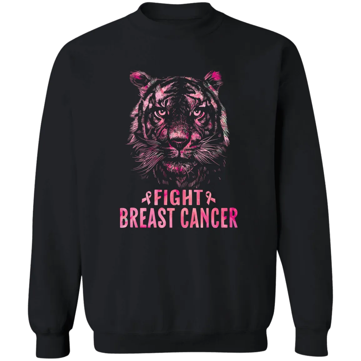 Fight Breast Cancer Unisex  Crewneck Pullover Sweatshirt