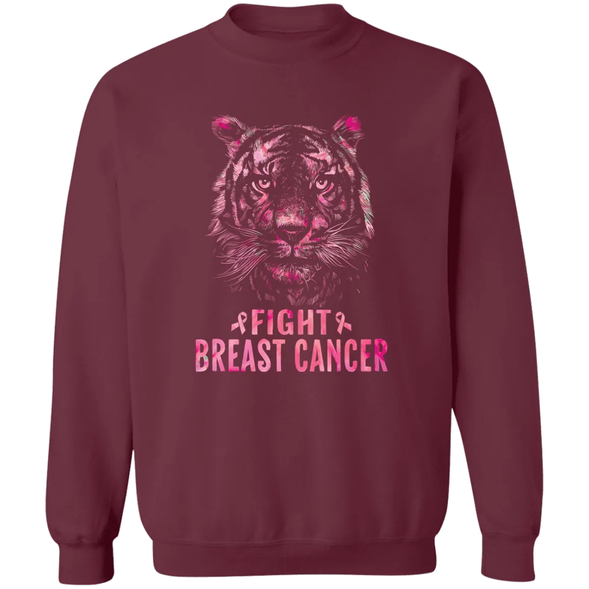 Fight Breast Cancer Unisex  Crewneck Pullover Sweatshirt