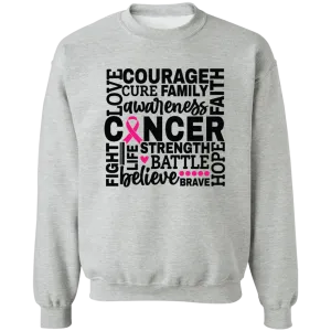 Fight Cancer Crewneck Pullover Sweatshirt