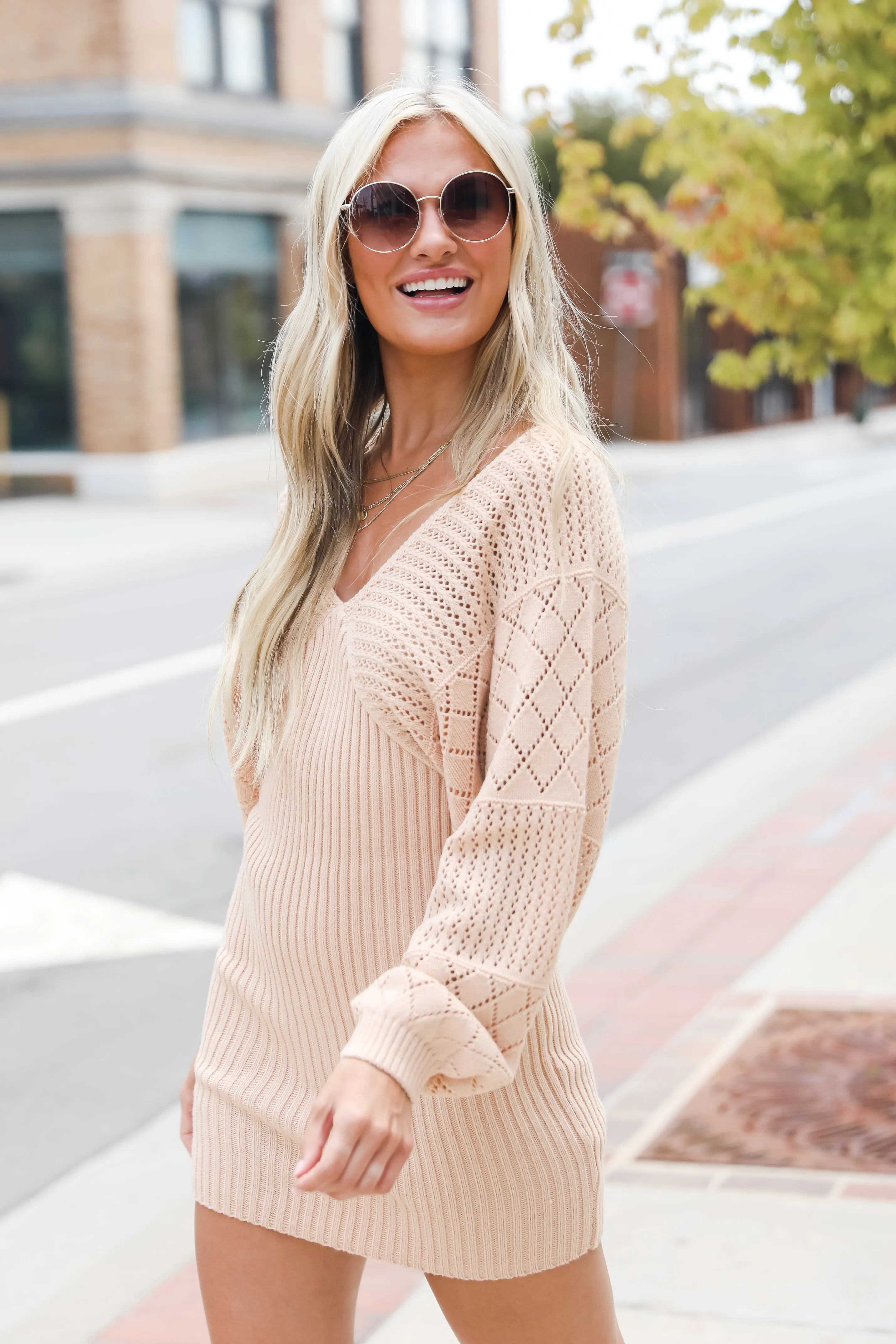 FINAL SALE - Warmest Impression Sweater Mini Dress