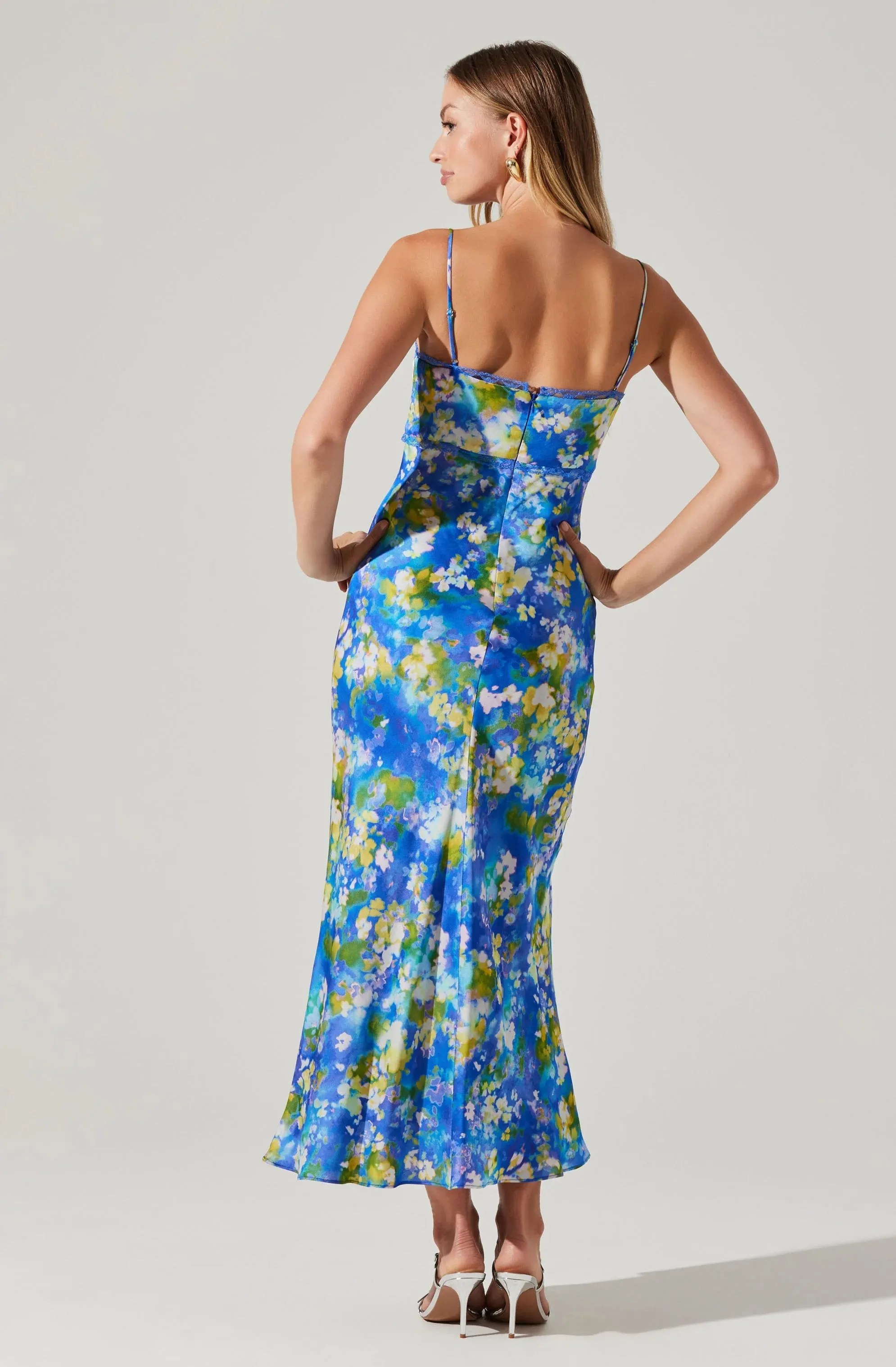 Florianne Maxi Dress Blue Multi