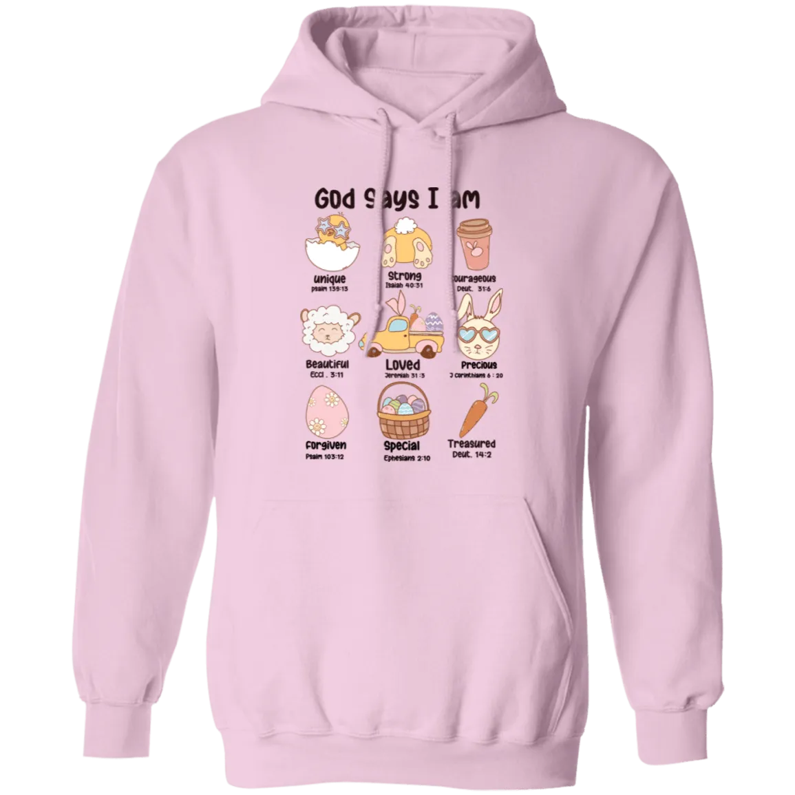 God Says I Am Pullover Hoodie