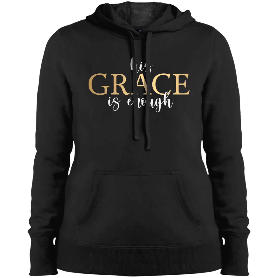 Grace is enough Ladies' Pullover Hooded Sweatshirt