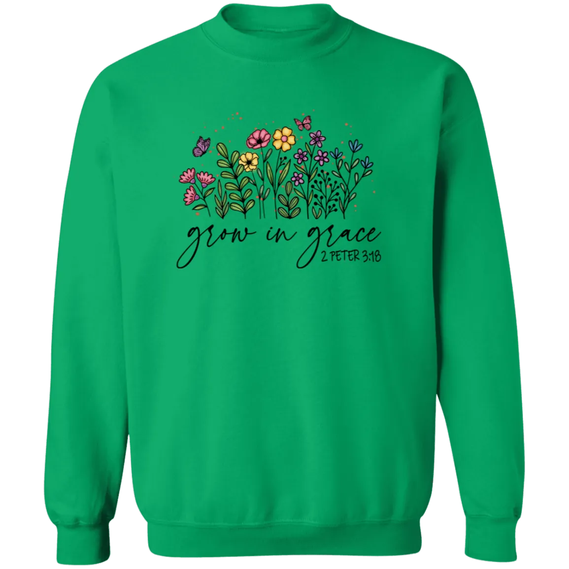 Grow in Grace Crewneck Pullover Sweatshirt